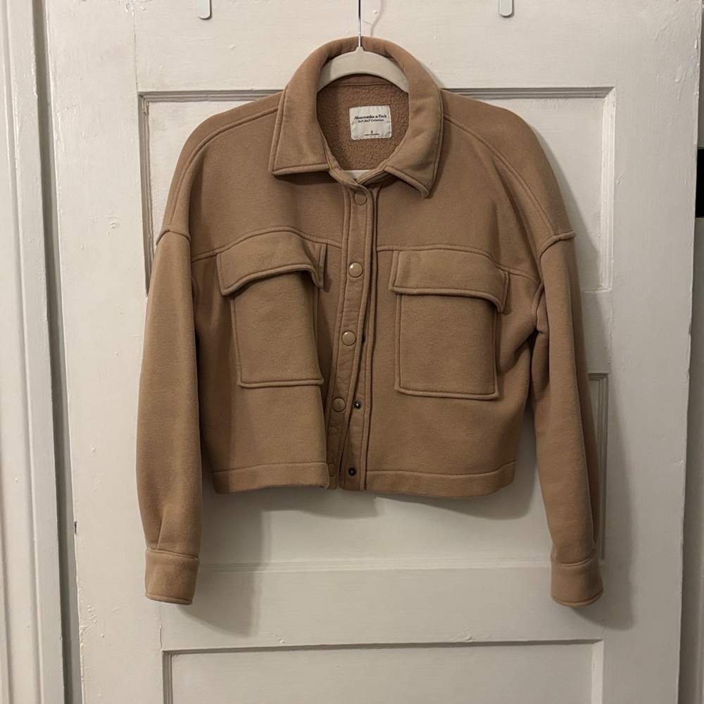 Abercrombie & Fitch Camel Utility Jacket